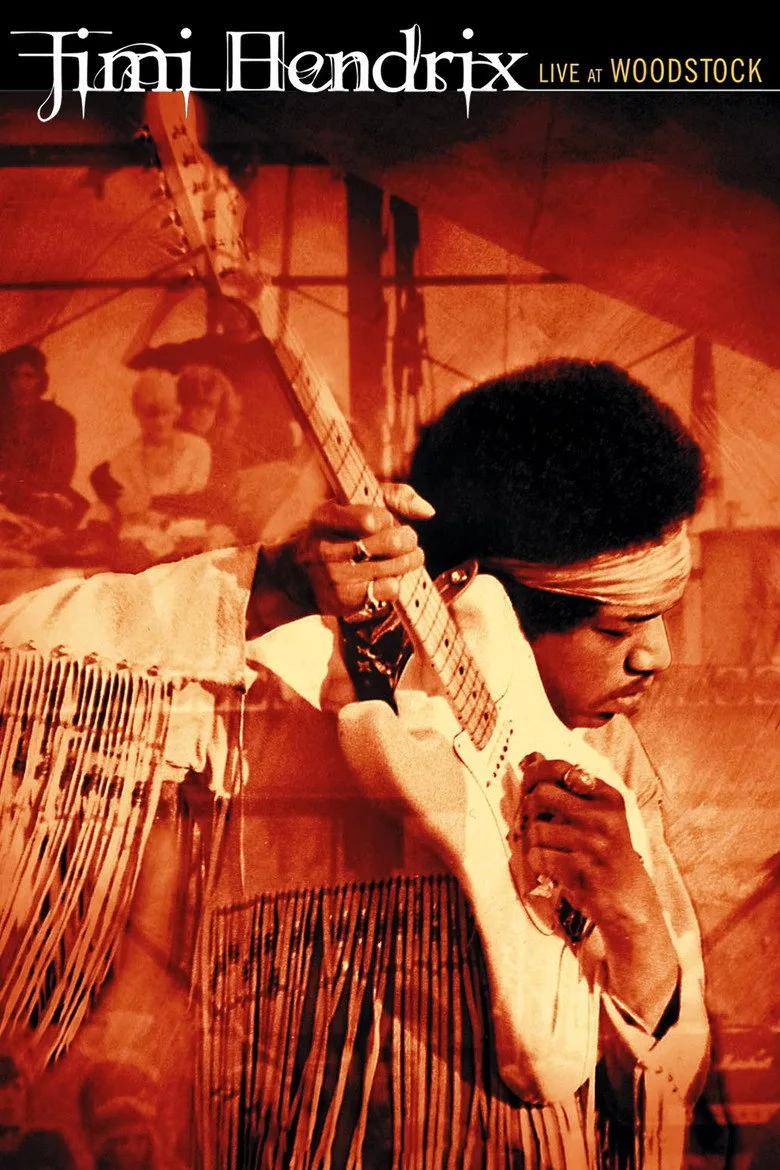 Jimi Hendrix At Woodstock artwork