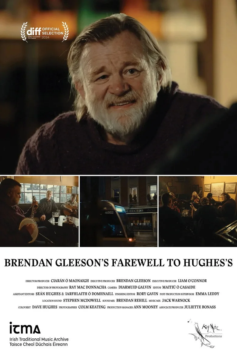 Brendan Gleeson's Farewell To Hughes's artwork